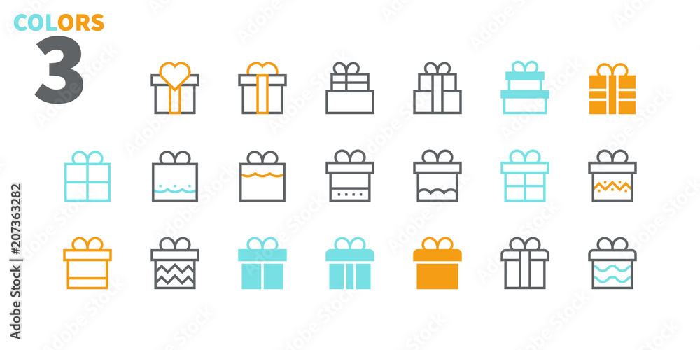 Poster gifts pixel perfect icons well-crafted vector thin line icons 48x48 ready for 24x24 grid for web gra