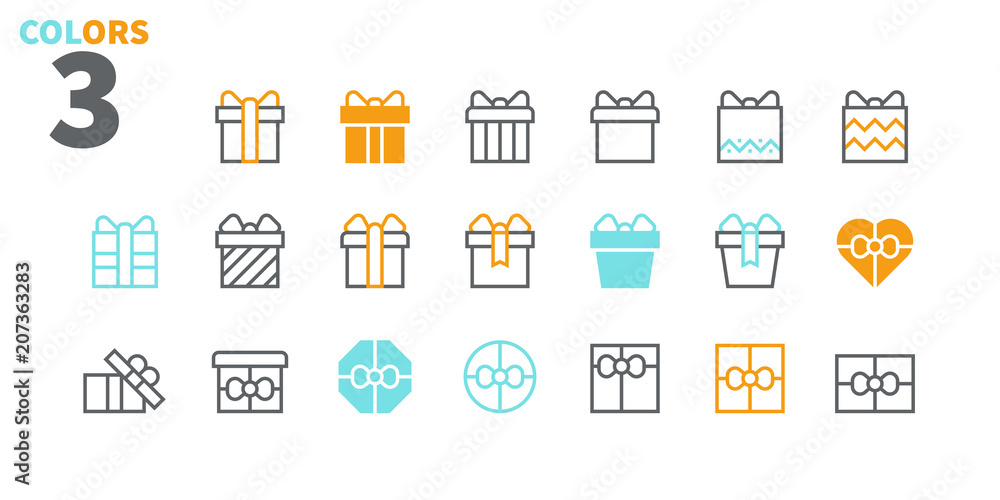 Poster gifts pixel perfect icons well-crafted vector thin line icons 48x48 ready for 24x24 grid for web gra