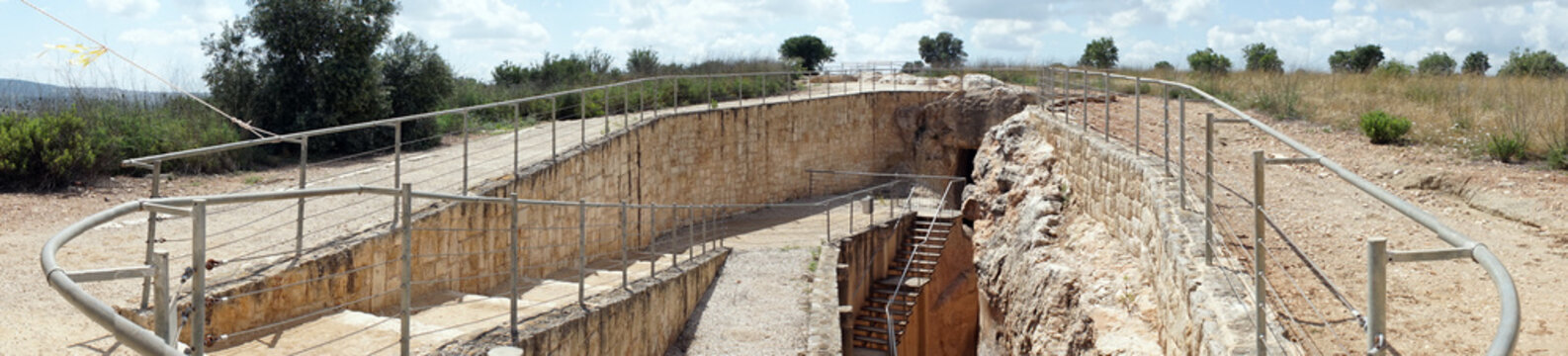 Entrance of tank