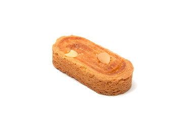 tasty cookie isolated on the white