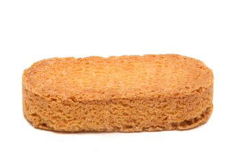 tasty cookie isolated on the white