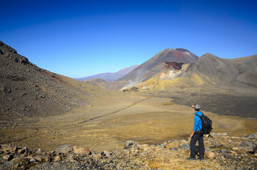 Fototapeta premium View of volcano at Tongariro Crossing
