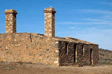 Kanyaka South Australia, abandoned homestead built from local stone