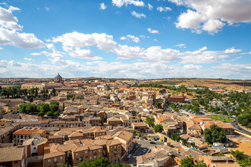 Fototapeta na wymiar View from above of Toledo