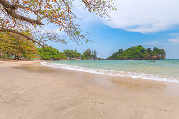 White sand beach South of Thailand