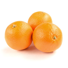 Orange isolated on white background.