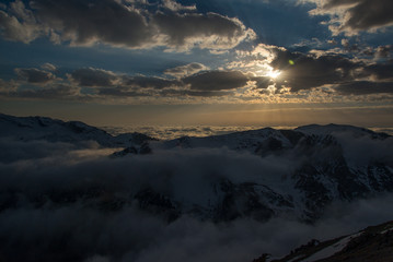 A bright ascent to the mountain of Oshten, Adygea