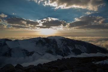 A bright ascent to the mountain of Oshten, Adygea