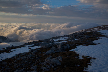 A bright ascent to the mountain of Oshten, Adygea