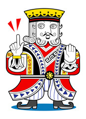 トランプの王様-ポイント