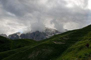 Majestic mountain landscapes of the Caucasian reserve