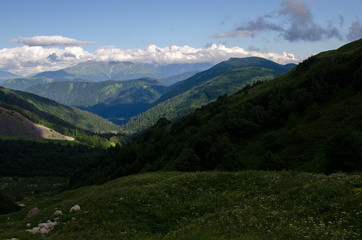 Obraz premium Majestic mountain landscapes of the Caucasian reserve