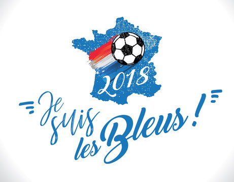 Allez Les Bleus France- World Cup 2018 Winner- French National Soccer Football Team Sticker