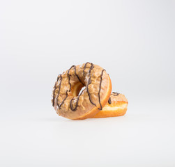 donut or fresh donut on a background.