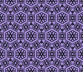 geometric seamless pattern. Vector illustration. For modern interior design, fashion textile print, wallpaper, decor panel