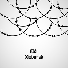 Illustration of Muslim festival Eid background