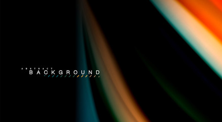 Blur color wave lines abstract background