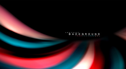 Blur color wave lines abstract background