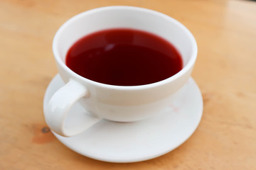 hot tea or hot rose tea