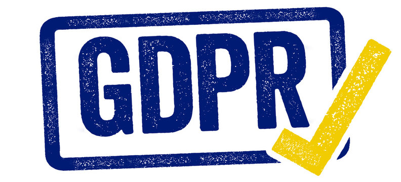 Stempel DSGVO GDPR Datenschutzgrundverordnung