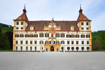 Fototapeta na wymiar Eggenberg castle in Graz, Austria