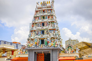Naklejka premium Świątynia Sri Mariamman