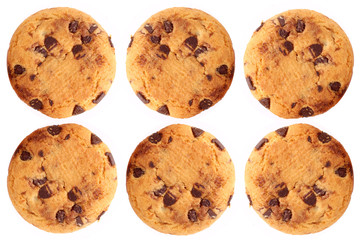 cookies isolated on white background