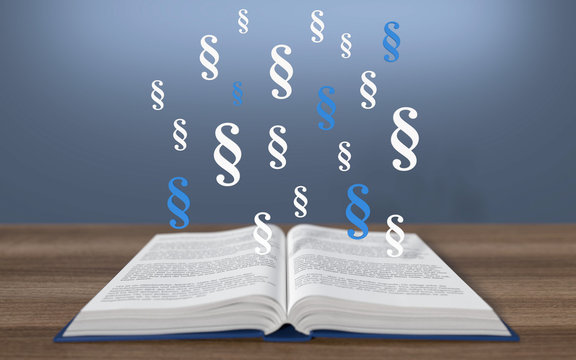 3D Buch mit Paragraphe