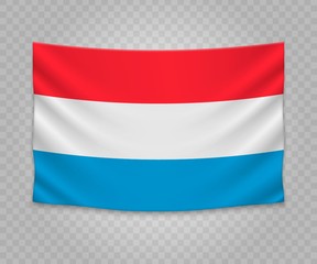 Realistic hanging flag