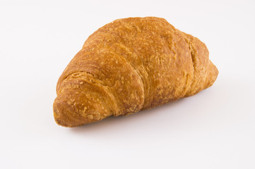 beautiful, juicy, croissant on a light background
