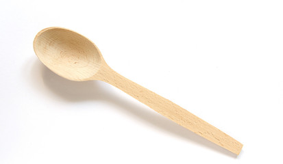 spoon wooden  isolated  white  background  kitchen vintage