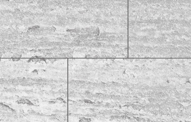 White stone tile floor texture and background