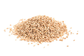 Wheat isolated on white background.