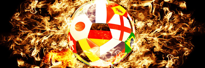 Ball auf dem Fussballplatz © Thaut Images