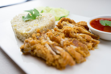 Fried-Chicken Rice