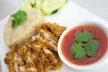 Fried-Chicken Rice