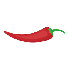 Chili peppers icon isolated on a twhite background. Vector illustration.