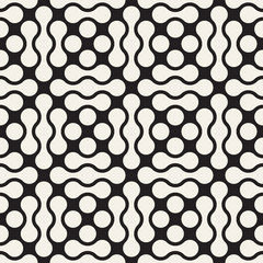 Vector seamless pattern. Modern stylish abstract texture. Repeating geometric tiles..