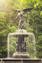 Photo sur Plexiglas Fontaine an angel on a fountain