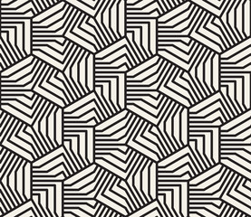 Vector seamless pattern. Modern stylish abstract texture. Repeating geometric tiles