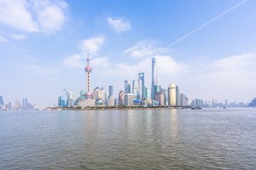 Naklejka premium panoramic city skyline