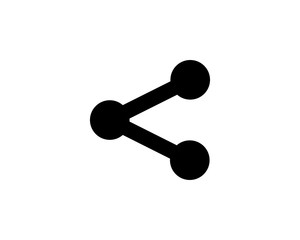 share button icon design set illustration,glyph style design, designed for web and app