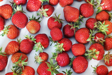 Strawberry. Background of strawberries. Berry