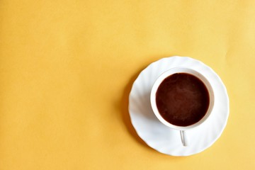 a cup of hot chocolate