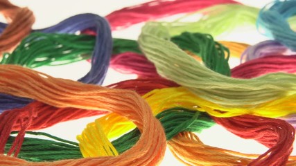search photos colorful yarns