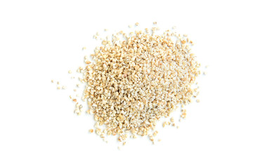 Fine-ground isolated on white background.