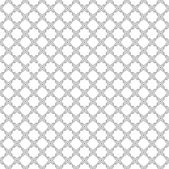 Islamic star octagonal shape pattern. Seamless abstract background. Black and white simple ornament. Vector backdrop