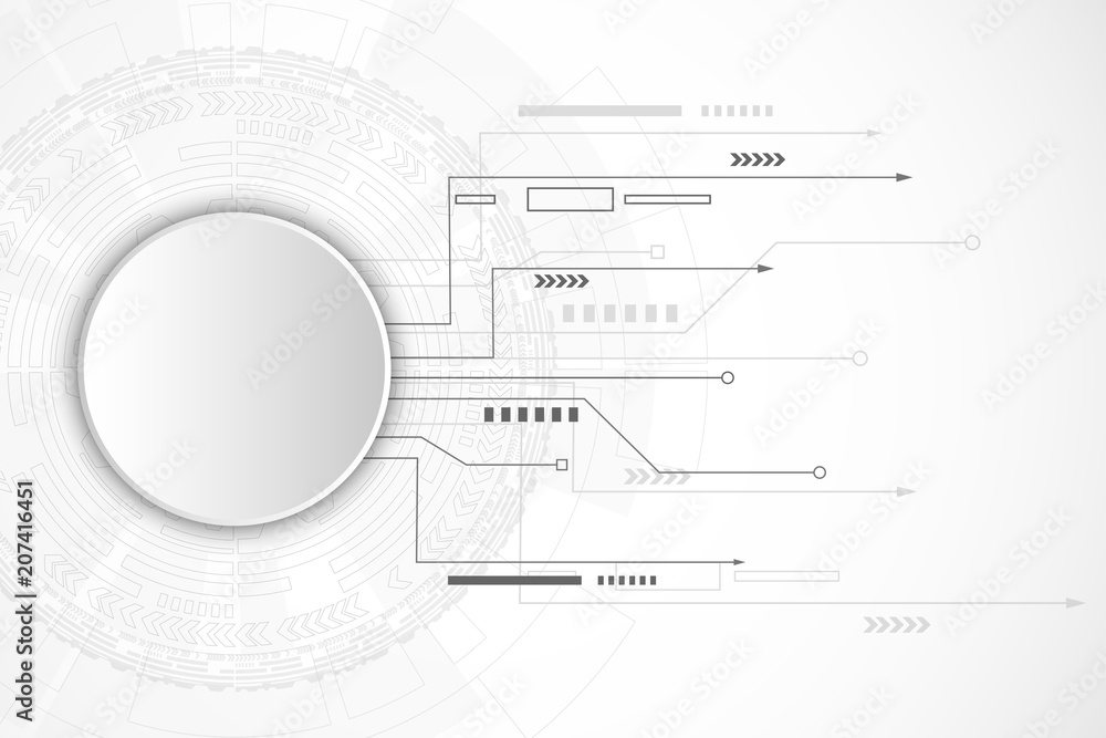 Poster abstract vector background technology communication concept. hi-tech digital technology concept