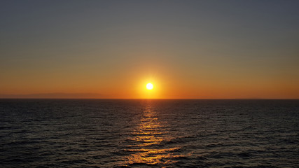 Obraz premium Coucher de soleil sur l'Adriatique
