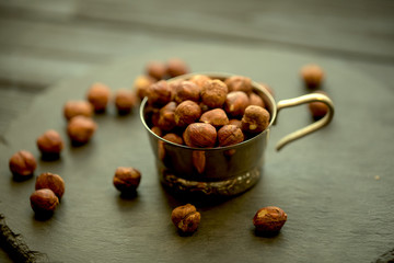 Nut and old cup